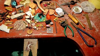 Carlos Pastor's work area
