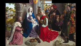 Die Anbetung der Könige, Hugo van der Goes, ca. 1470. Gemäldegalerie Berlin