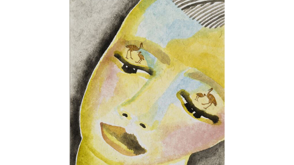 Francesco Clemente, Emblems of Transformation 4, 2014. Watercolour on paper. 29.6 x 20.9 cm / (11⅝ x 8¼ in) © the artist, image Courtesy of Francesco Clemente and Blain|Southern, Photographer: John Berens, 2014