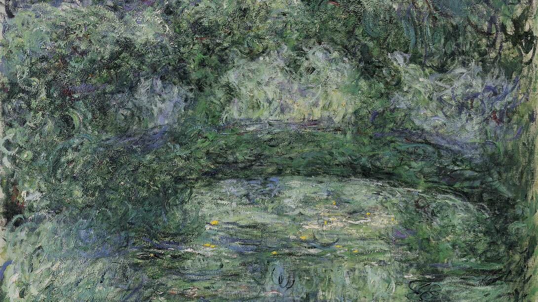 Claude Monet, Le pont japonais, ca. 1918-1924. Courtoisie de la Fondation Beyeler