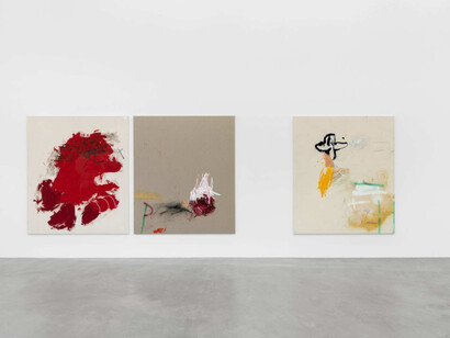 Jenny Brosinski, In my cloud (no birds), vue de l'exposition. Avec l'aimable autorisation de la galerie Almine Rech