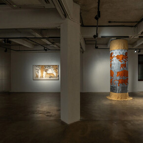 Zimbiri, Dear tiger, exhibition view. Courtesy of Nature Morte