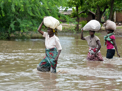 Un alluvione in Malawi