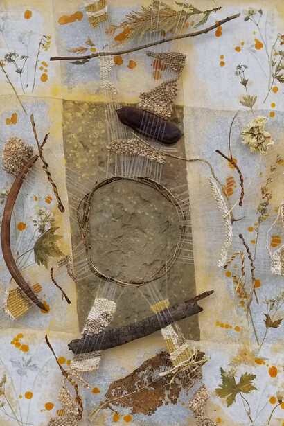 Tactile terrain, artwork in exhibition. Courtesy of Jackson Junge Gallery