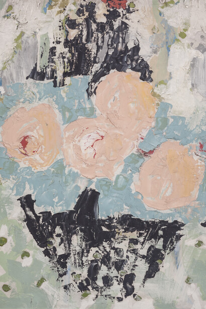 Richard Aldrich, Untitled, 2013, Oil and wax on panel, 19 3/4 x 15 inches (50.2 x 38.1 cm). Copyright Richard Aldrich. Photo: David Regen. Courtesy Gladstone Gallery, New York and Brussels