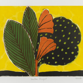 William Crozier, Venetian Bouquet, 2008, Coloured aquatint, hand finished (c) The Estate of William Crozier, Courtesy of Flowers Gallery