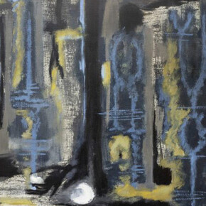Dusti Bongé, Swamp at night (detail), 1952. Courtesy of Ogden Museum of Southern Art