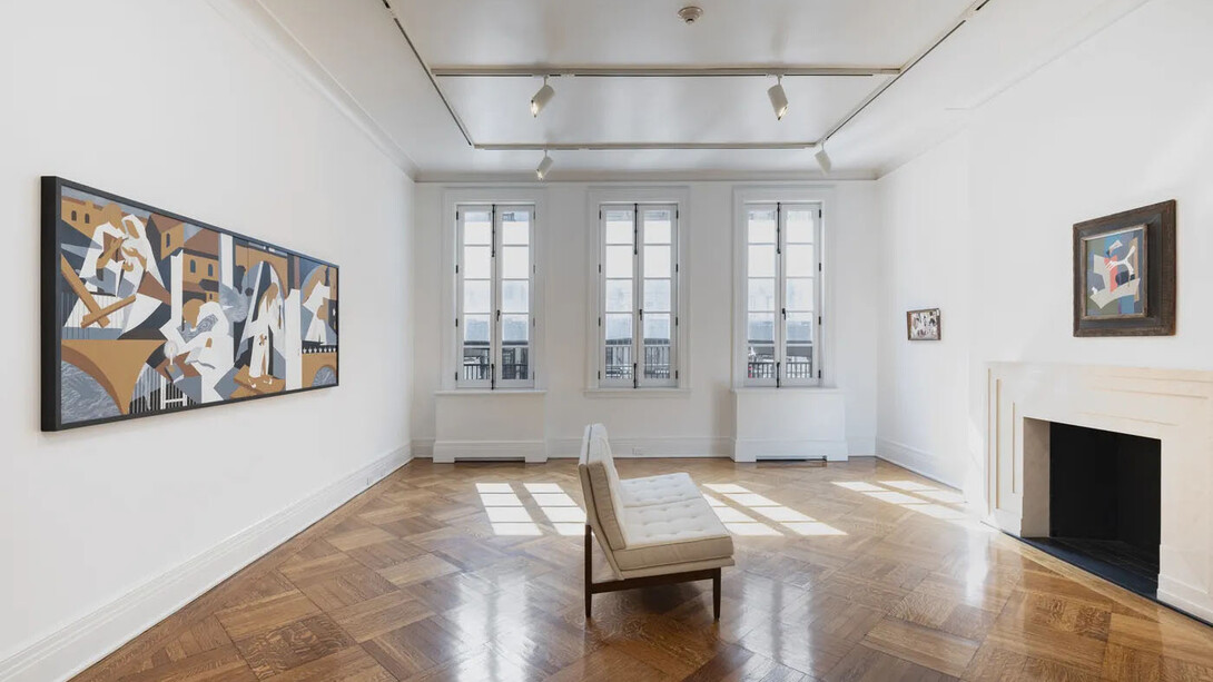 Esphyr Slobodkina, An unbound creativity, exhibition view. Courtesy of Rosenberg & Co.