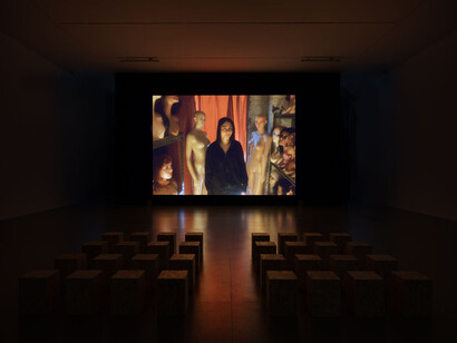 Shirin Neshat’s Do U Dare! was an exhibition in Venice, Italy, centred on her film trilogy
