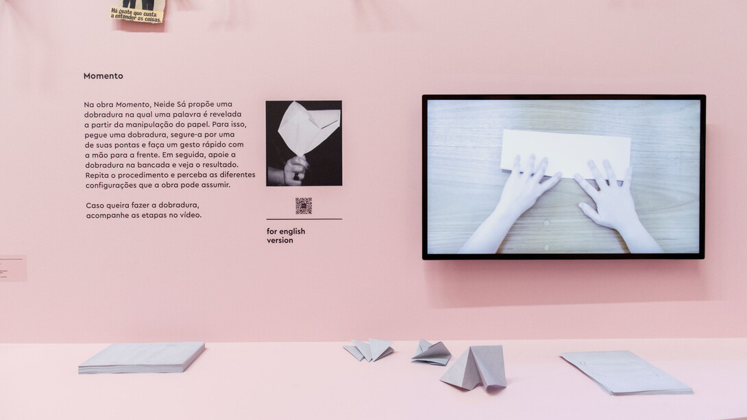 Neide Sá: la vita, dolce mistero, vista della mostra. Per gentile concessione della Pinacoteca