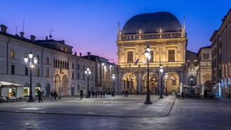 Brescia, Piazza della Loggia, Italia