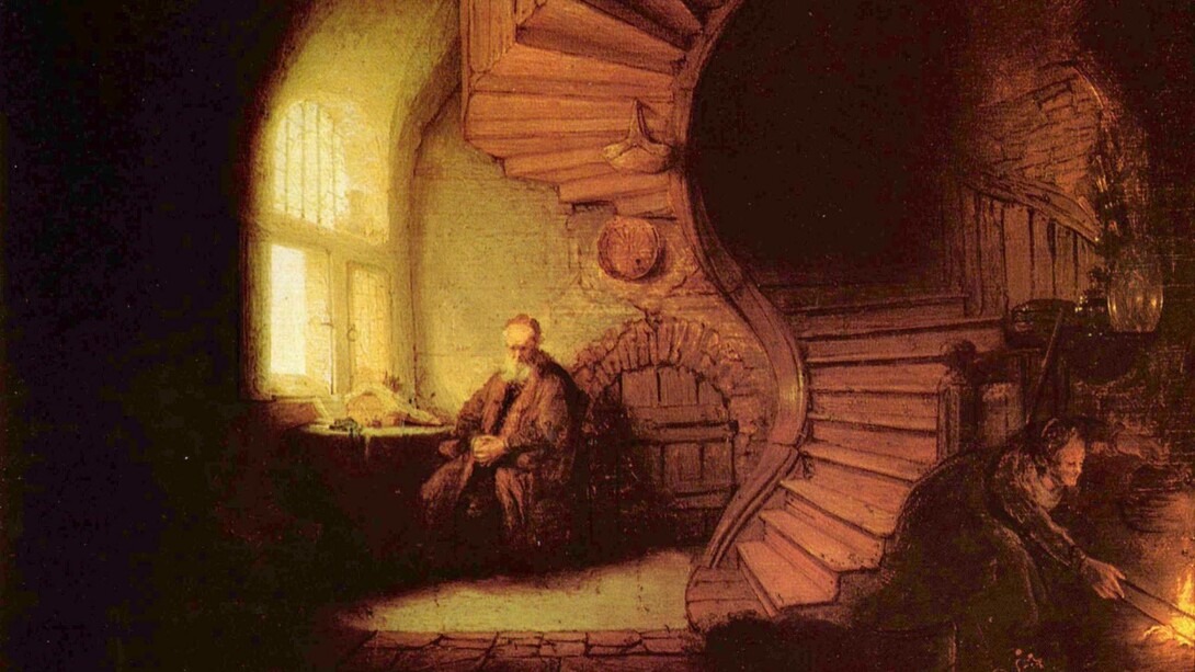 Rembrandt, Filosofo in meditazione, 1632, Museo del Louvre, Parigi