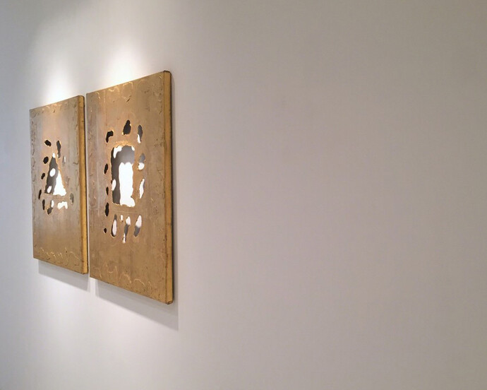 Two Rocks, Exhibition view. Courtesy of Baahng Gallery