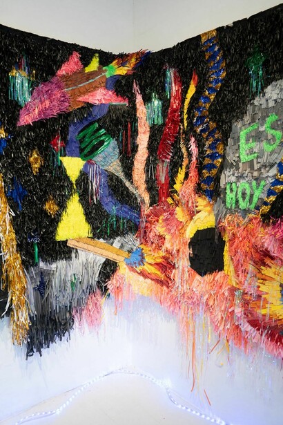 Paulo Licona, Soltar la presa ¡Auu! Exhibition view. Courtesy of La Balsa Gallery