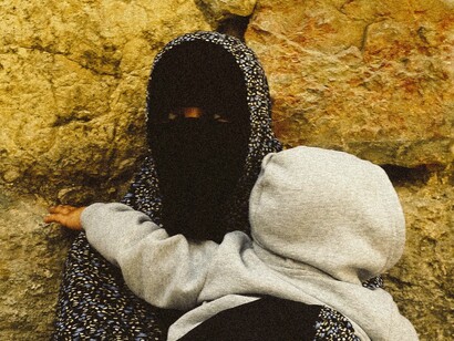 Jerusalén, mujer árabe