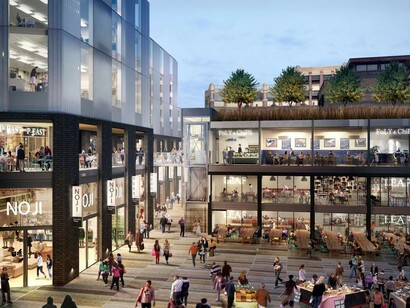 Londres. Zona comercial en Shoreditch 