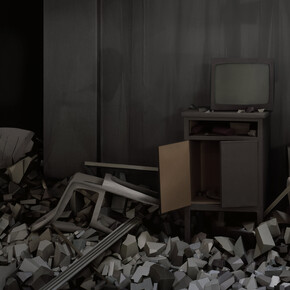 Thomas Demand, Ruine (detail). Courtesy of the artist and Matthew Marks Gallery / Sprüth Magers / Esther Schipper, Berlin / Taka Ishii Gallery © Thomas Demand, VG Bild-Kunst, Bonn