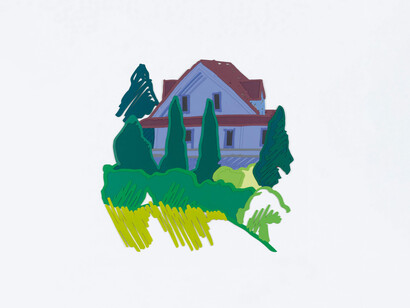 Tom Wesselmann, Tennanah lake house, 1992. Courtesy of Galerie Lelong & Co