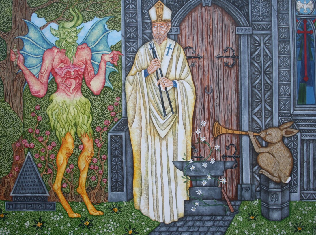 St. Dunstan & The Devil, 2015, Courtesy the artist and CNB Gallery