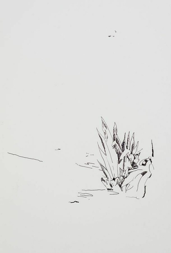 Graham Gussin, Configuration (Elements 1-7), 2014, Ink on walls , Dimension variable (Distributed throughout the gallery)