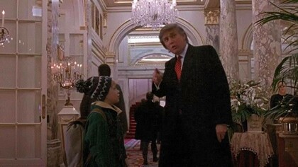 Cameo di Donald Trump in "Mamma ho riperso l'aereo: mi sono smarrito a New York", 1992
