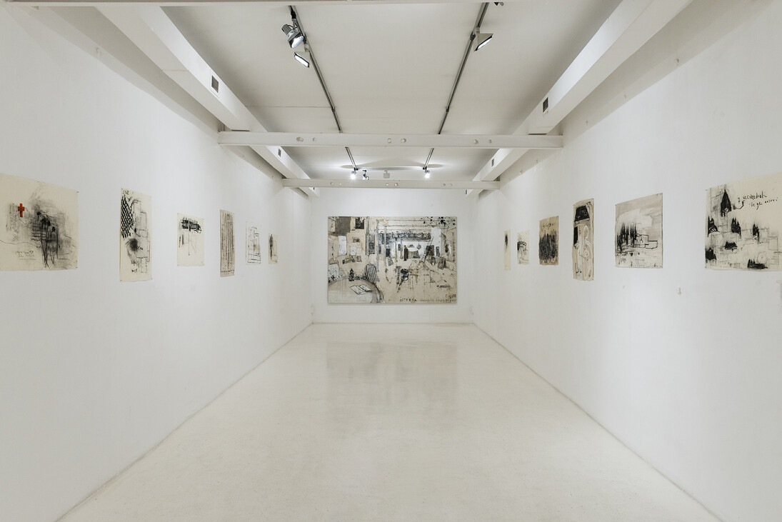 Interno via degli Ausoni, Fondazione Pastificio Cerere, Installation view. Crediti: Andrea Musicò