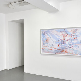 Bernard Moninot, Le vent cesse [The wind drops], exhibition view. Courtesy of Galerie Catherine Putman