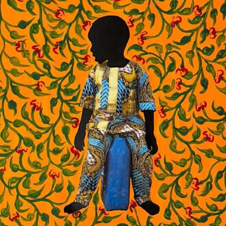 Saïdou Dicko, Hello, 2025. Courtesy of Jackson Fine Art