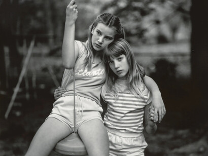 Sally Mann, Robin and Jessie, Atlanta t-shirt, 1983-1985. Courtesy of Jackson Fine Art 
