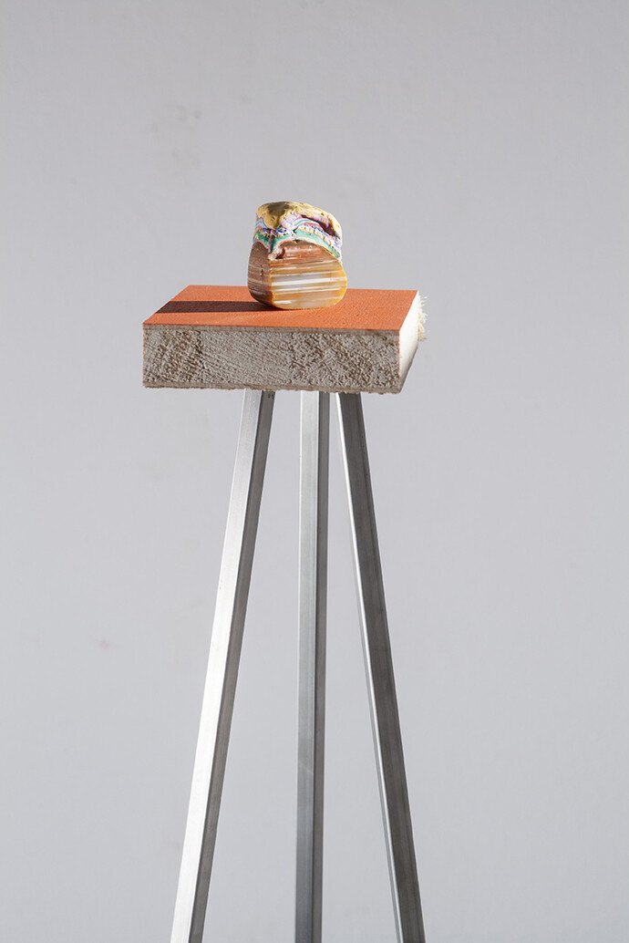 Maria Morganti, Pronuncia i tuoi colori, Pietra e pongo, foto Francesco Allegretto