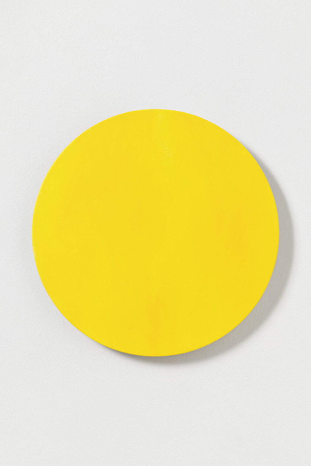 Gary Hume, Companion Painting 4, 2014, Acrilico su tela / Acrylic on canvas, Ø 40 x 3 cm / Ø 15 3/4 x 1 1/3 inches, Photo by Alessandro Zambianchi, Courtesy Massimo De Carlo, Milano/London  