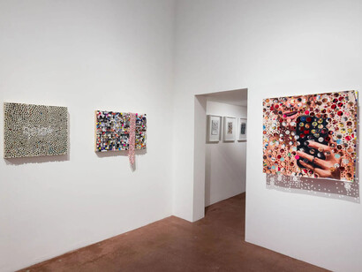 David Daigle, The death of beauty, exhibition view. Courtesy of Track 16 Gallery