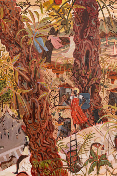 Madjeen Isaac, Wanderers and sowers, 2025. Courtesy of Welancora Gallery