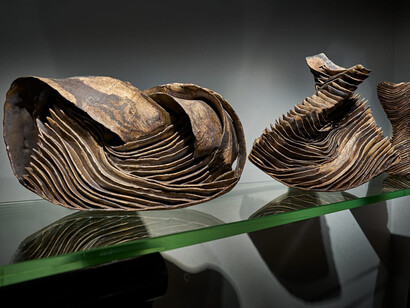 Yukiya Izumita, Expanding earth new works by Yukiya Izumita, exhibition view. Courtesy of Ippodo Gallery 