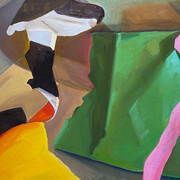 Caroline Gasteen, Gnawing at the cord (For Amy) (detail), 2026. Courtesy of Onespace Gallery