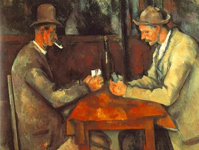Paul Cézanne. Los jugadores de cartas. 1890-1894. Óleo sobre tela. 130 x 97 cm 