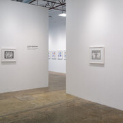 Alexa Brooks, Patterns of catastrophe, exhibition view. Courtesy of Erin Cluley Gallery