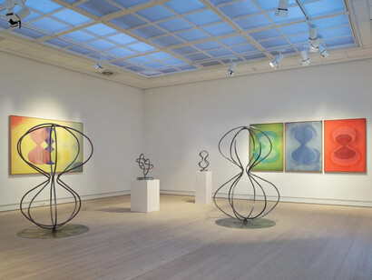 Martha Skou, Stream of strings, exhibition view. Courtesy of Bricks Gallery