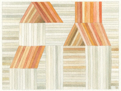 The Inn, 16 x 12cm, watercolour, Mark Weighton, 2023