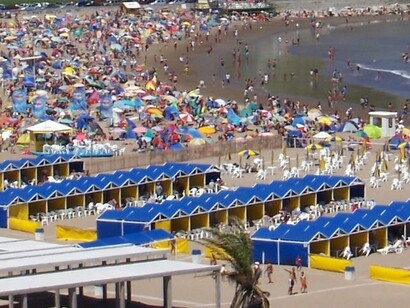 The city's population increases by 300% during the summer, making it one of the most popular vacation spots of the Argentine coast