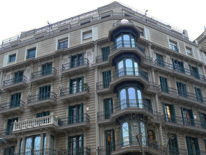 Casa de la Rambla de Catalunya de Josep Domènech i Estapà, Barcelona, España