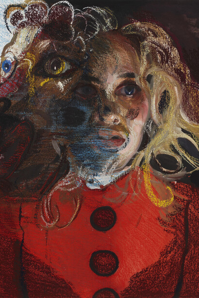 Natalie Frank, All Fur III, 2011-14
Gouache and chalk pastel on Arches
paper, 22 x 30 inches (55.9 x 76.2
cm). Courtesy of the artist.