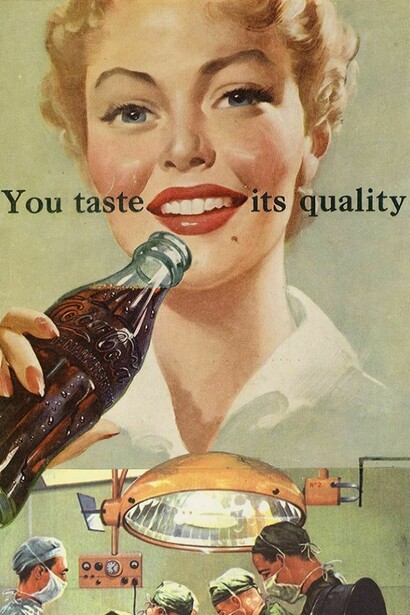 Your Taste is Quality, 1995, Collage, 32.5 x 15 cm, 12 3/4 x 5 7/8 inches