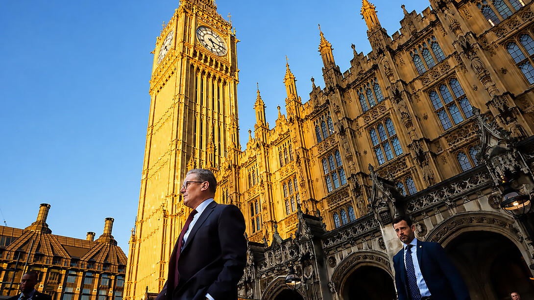 Prime Minister Keir Starmer arrives to attends in the Houses of Parliament in London, United Kingdom on 4 March 2025