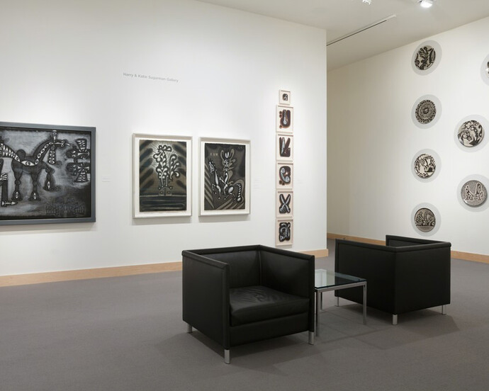 Deep Line Drawings by Carlos Luna, Exhibition view. Courtesy of Boca Raton Museum of Art