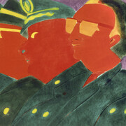 Beatriz González, Los papagayos (detalle). Cortesía de Barbican Centre