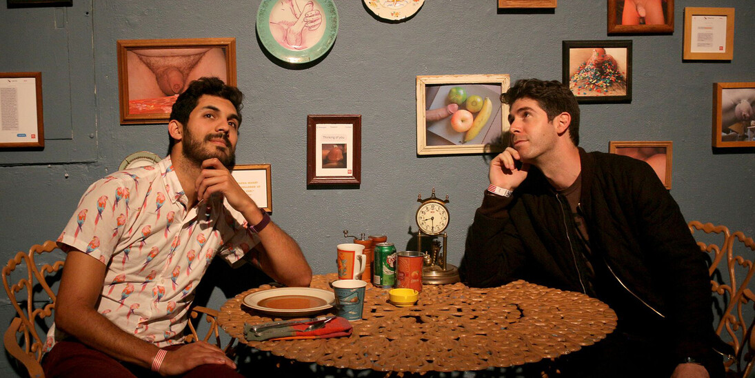 I Didn't ask for this: A lifetime of dick pics. Courtesy of Think Tank Gallery