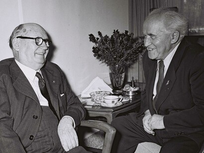 Daniel Malan-David and Ben Gurion