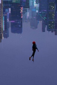Image from Into the Spiderverse movie, which was highly praised for its creative comic-book style animation