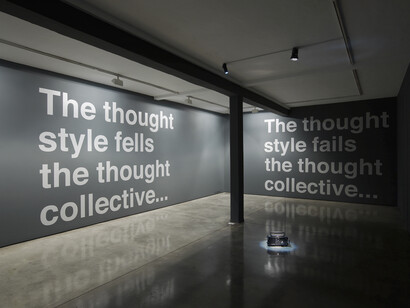Liam Gillick, The Thought Style Meets The Thought Collective , exhibition view, ground floor gallery, room 1, Maureen Paley, London
2015 © Liam Gillick, courtesy Maureen Paley, London